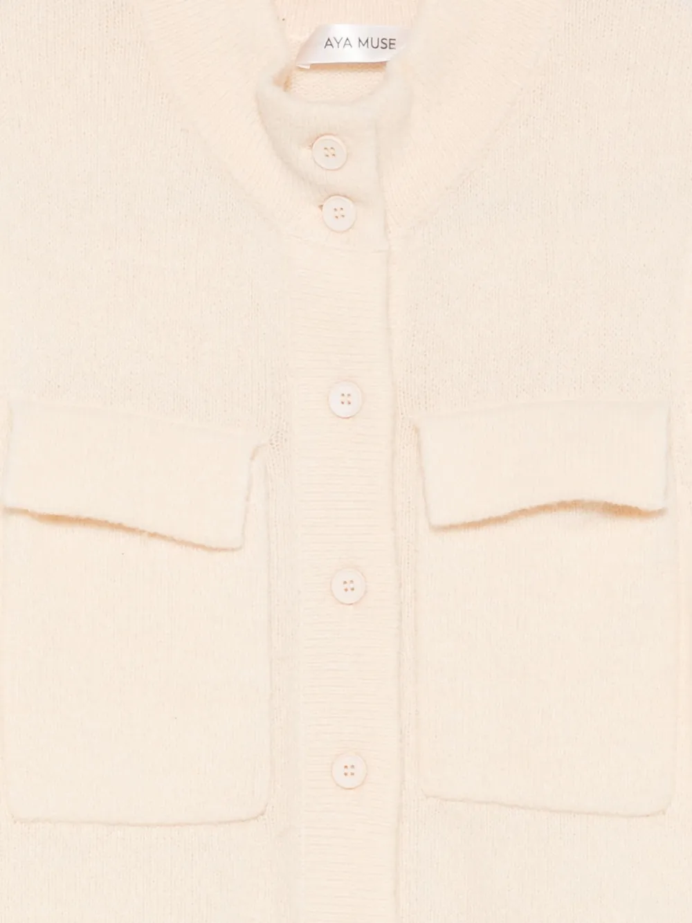  Aya Muse Flap-pocket Button-up Vest - Neutrals 