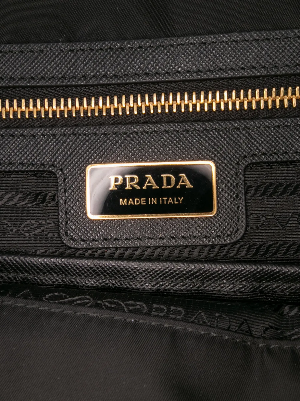 Pre-owned Prada 2019-2025 Medium Saffiano Trimmed Re Nylon Re Edition 1978 Tote Bag In Black