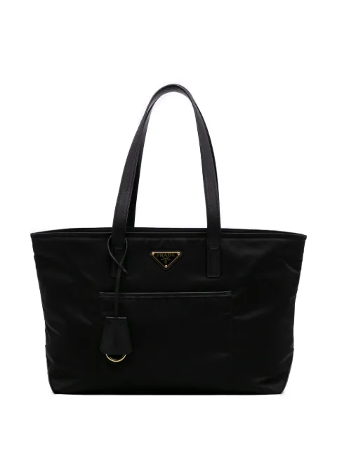 Prada Pre-Owned 2019-2025 Medium Saffiano Trimmed Re Nylon Re Edition 1978 tote bag