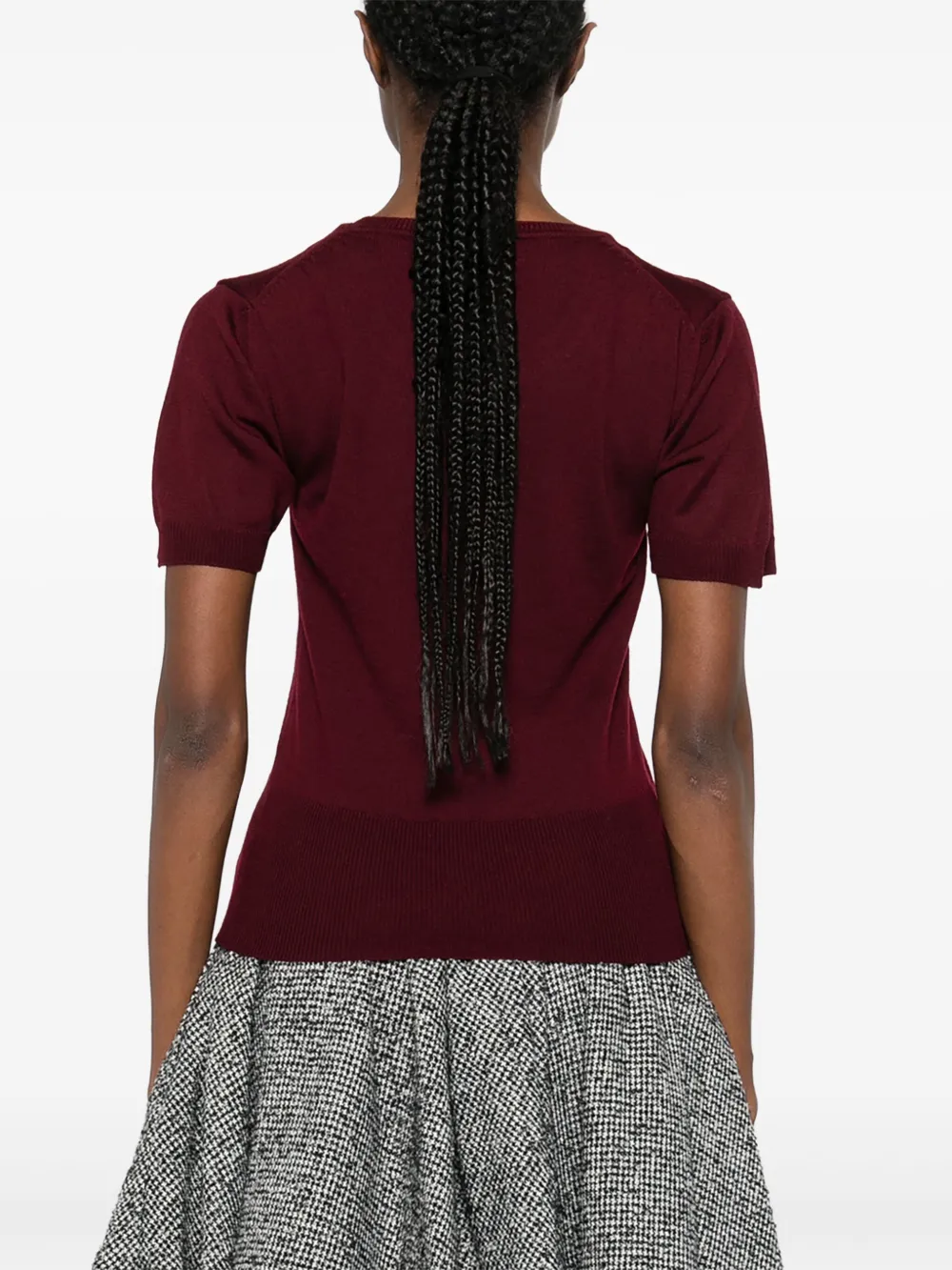 Vivienne Westwood Top met korte mouwen en Orb-detail Rood