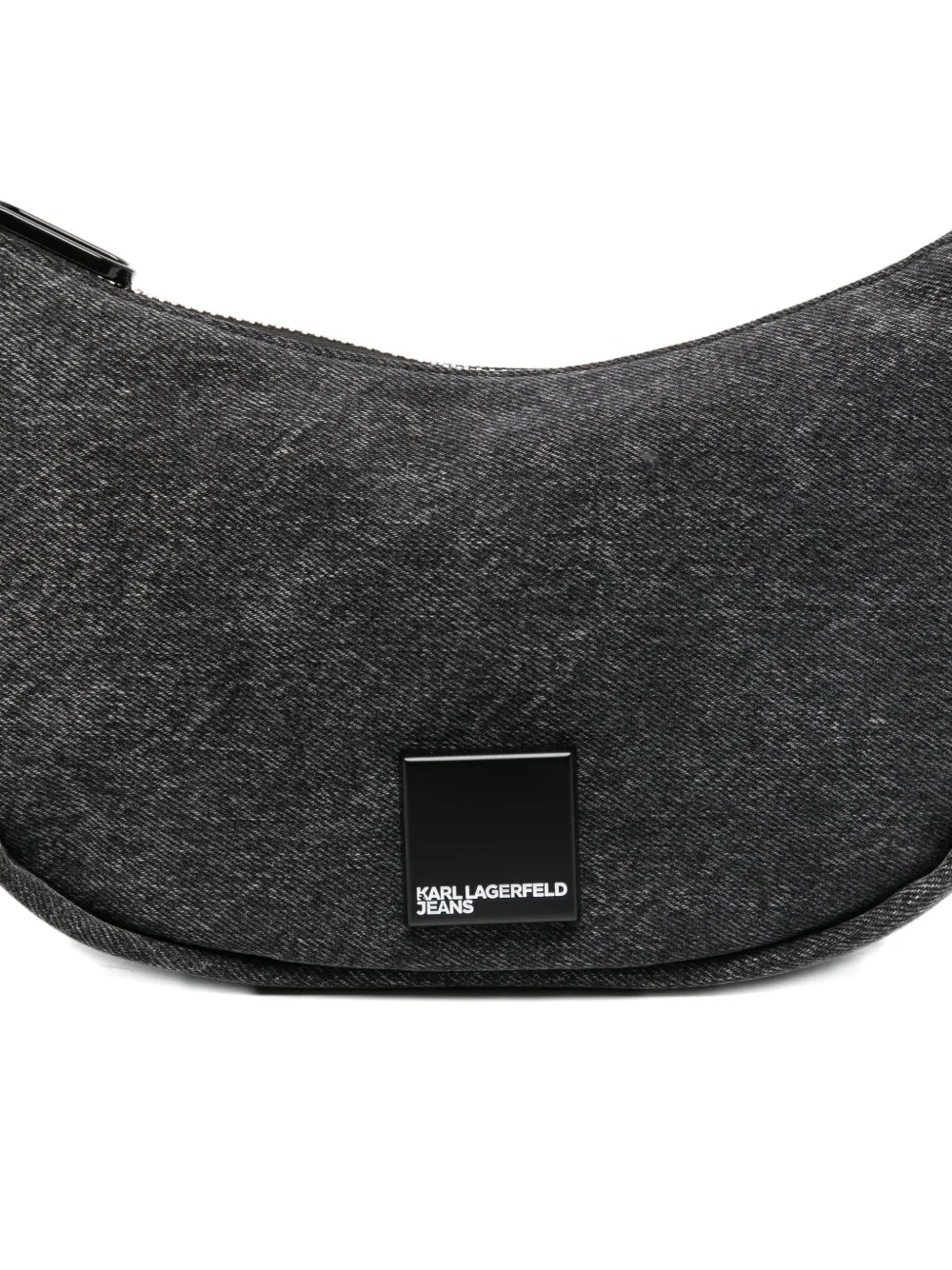 Karl Lagerfeld Logo-plaque Tote Bag In Gray