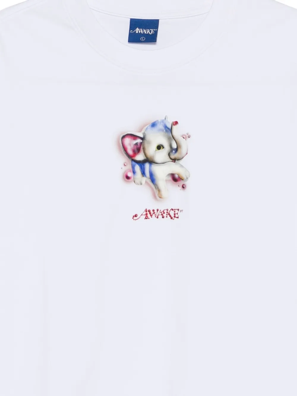 Awake NY T-shirt met grafische print Wit
