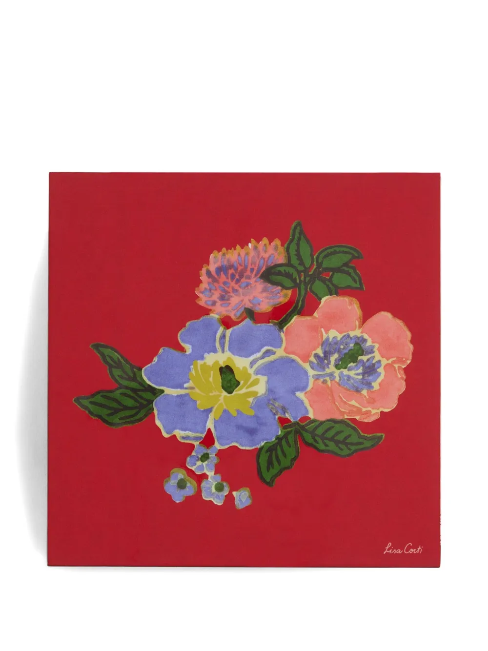 Lisa Corti Floral-print Box In Multi