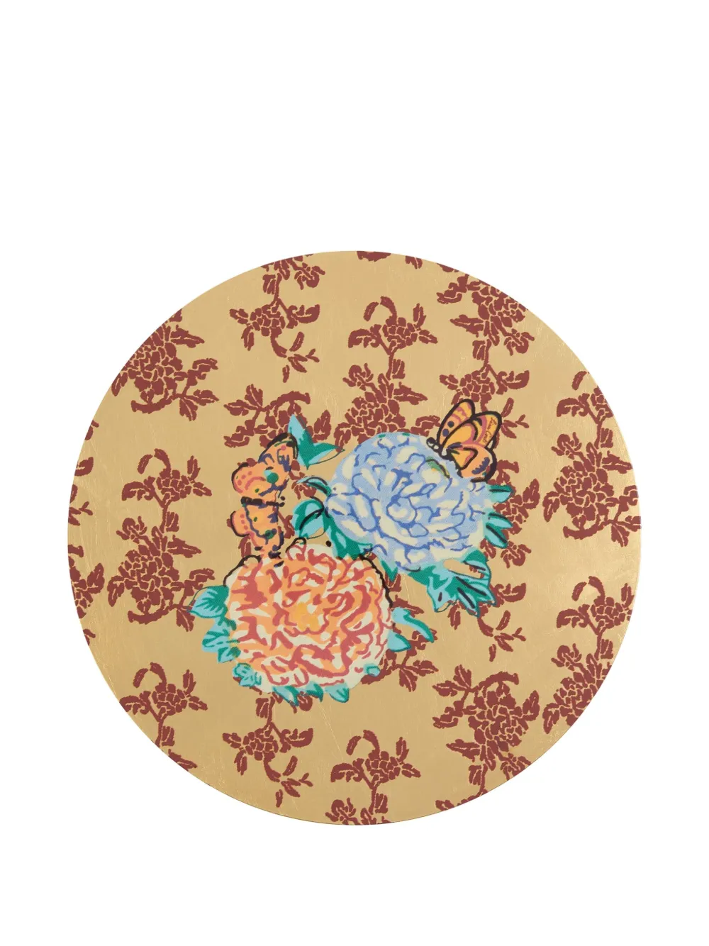 Lisa Corti set de table à fleurs | or | Image 1