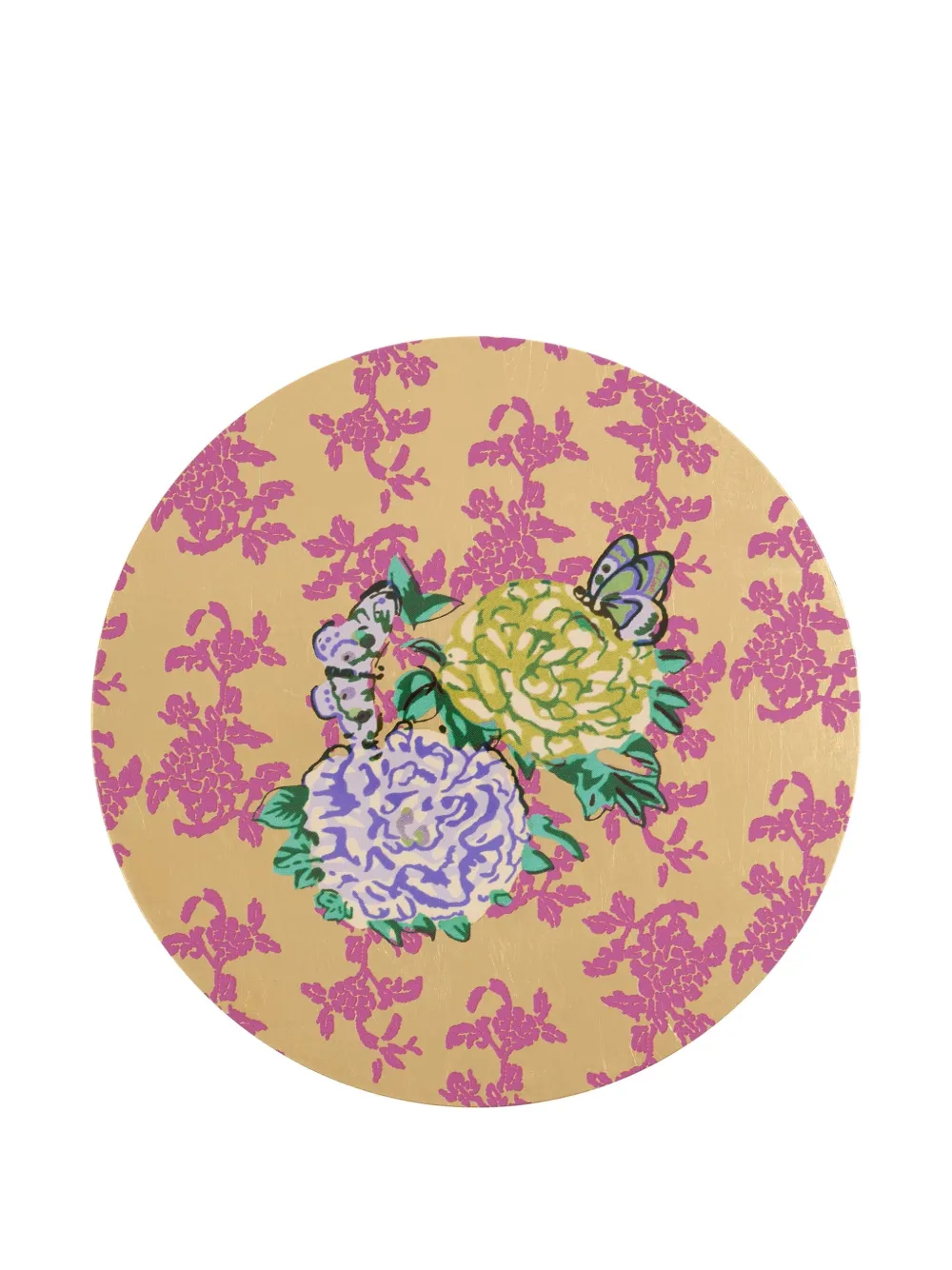 Lisa Corti set de table à fleurs | or | Image 1