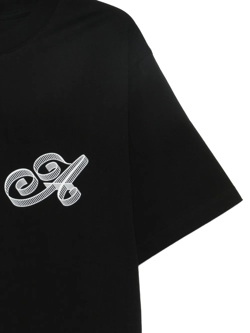 Awake NY T-shirt met logoprint Zwart