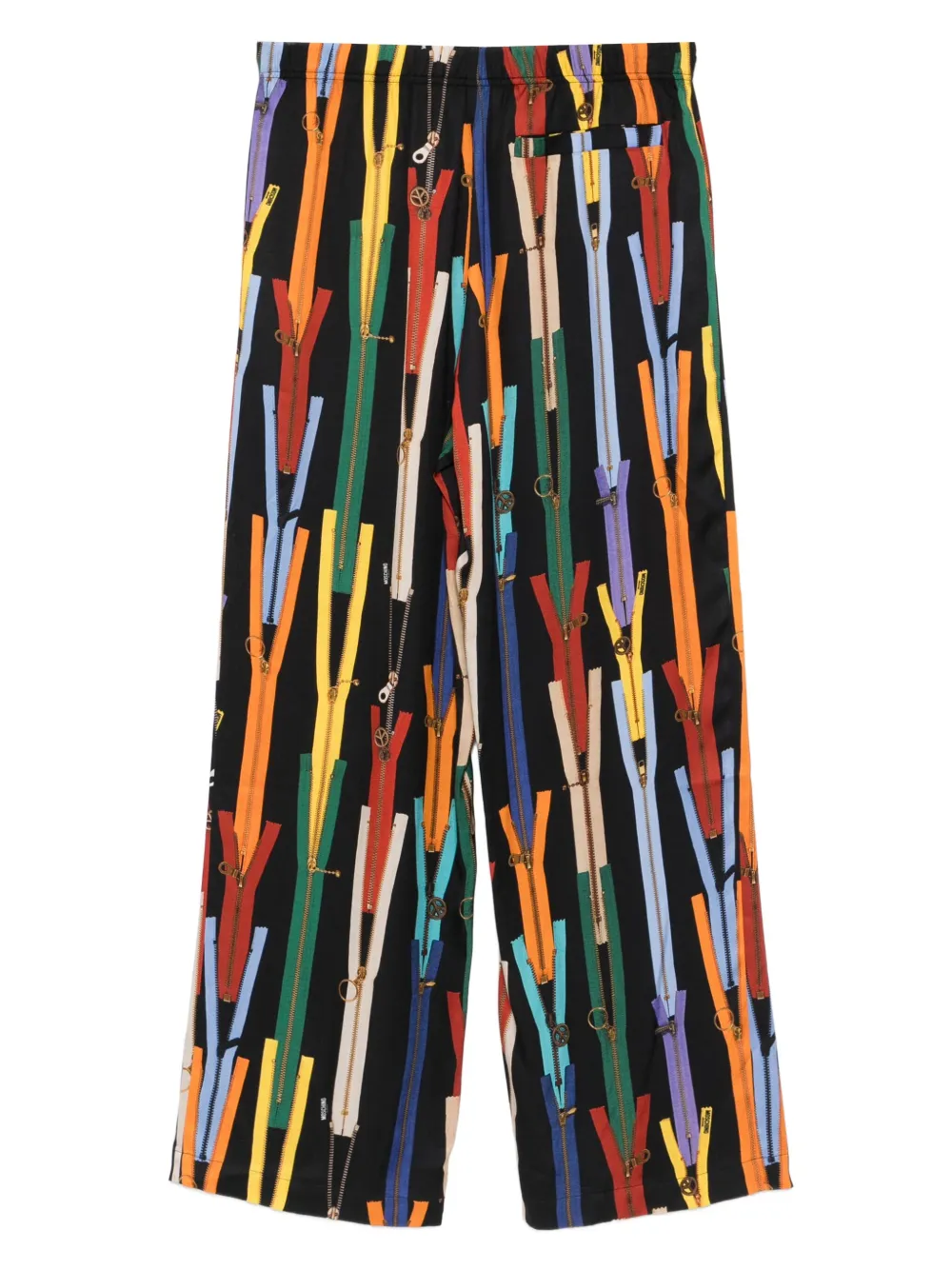 MOSCHINO JEANS zip-motif trousers - Zwart