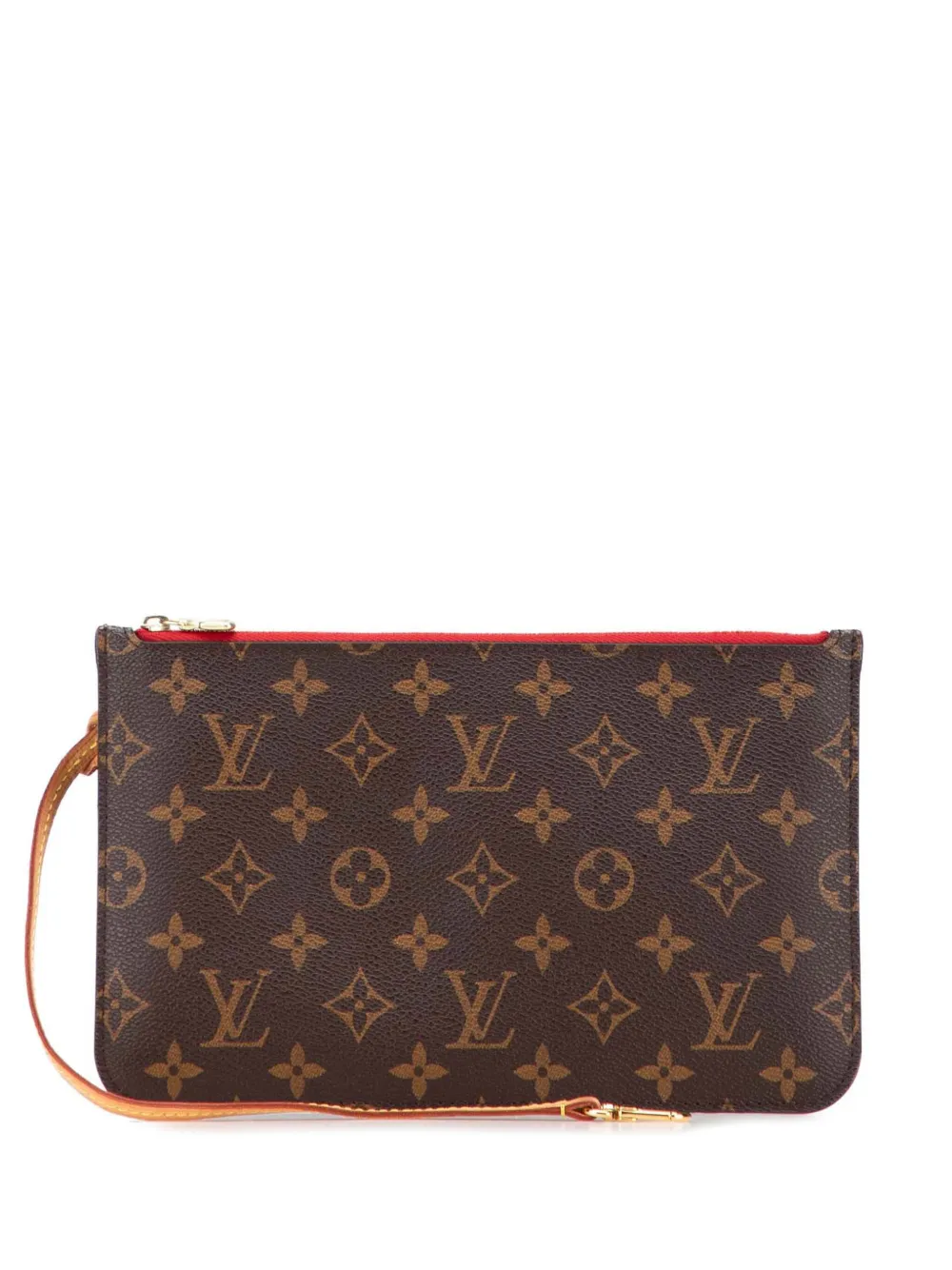 Louis Vuitton Pre-Owned 1990-2025 モノグラム ネヴァーフル ポーチ - ブラウン Louis Vuitton Pre-Owned 1990-2025 モノグラム ネヴァーフル ポーチ - ブラウン