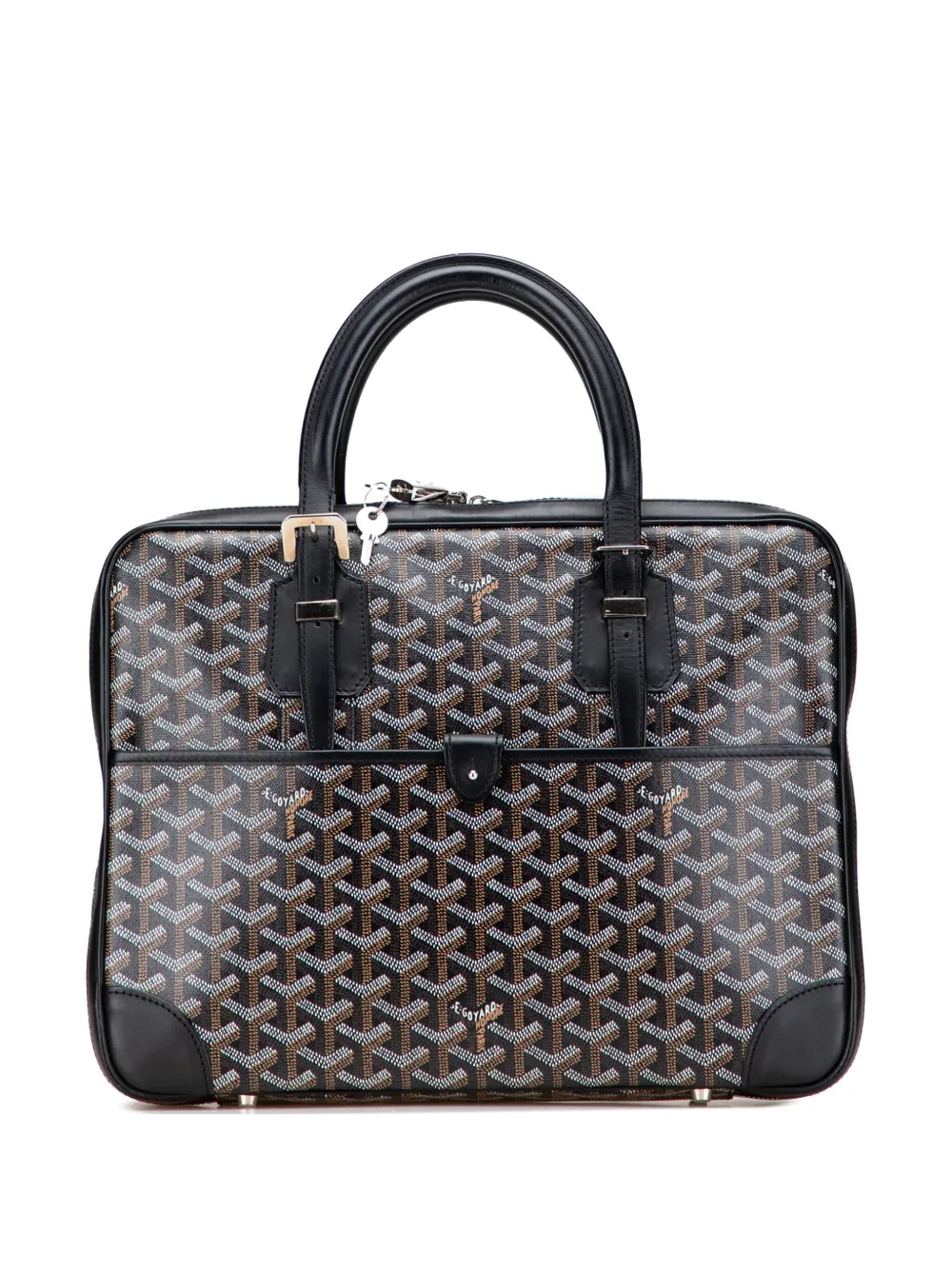 Goyard Pre-Owned 2009 Goyardine Ambassade PM business bag | Black | Image 1