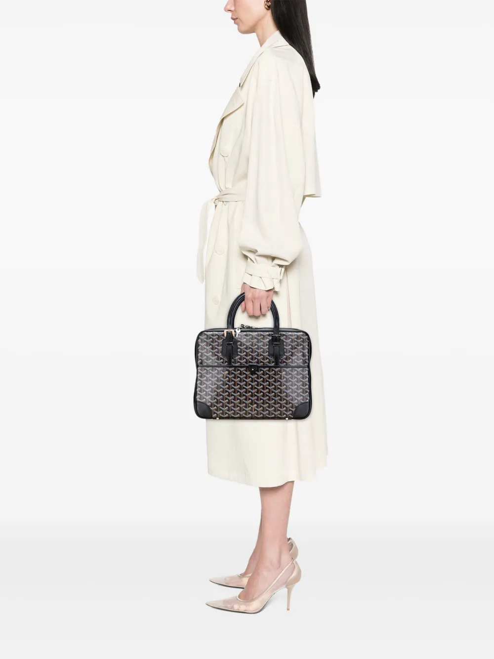 Goyard Pre-Owned 2009 Goyardine Ambassade PM business bag | Pre-Owned | Image 2