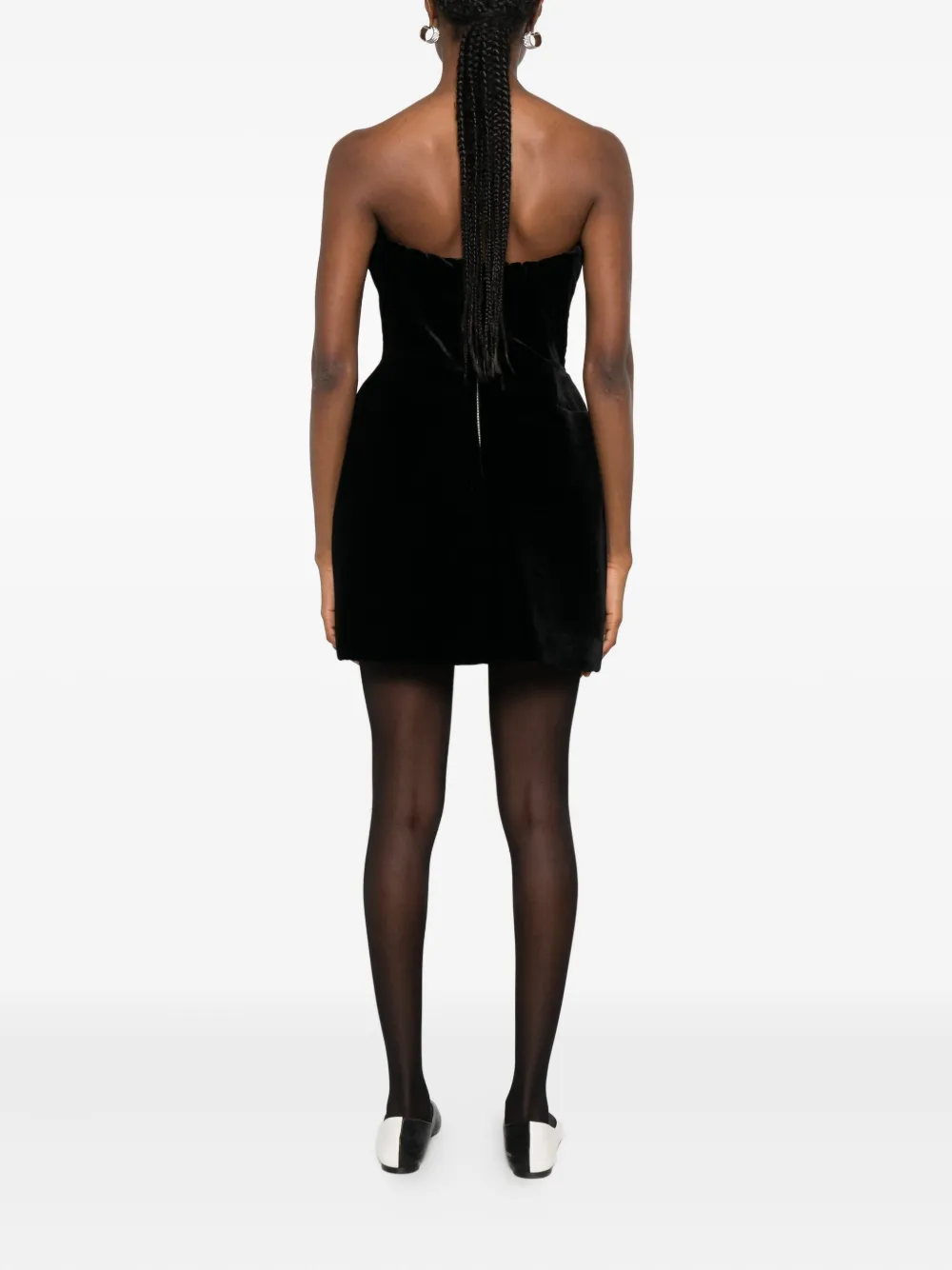 Ermanno Scervino Strapless mini-jurk Zwart