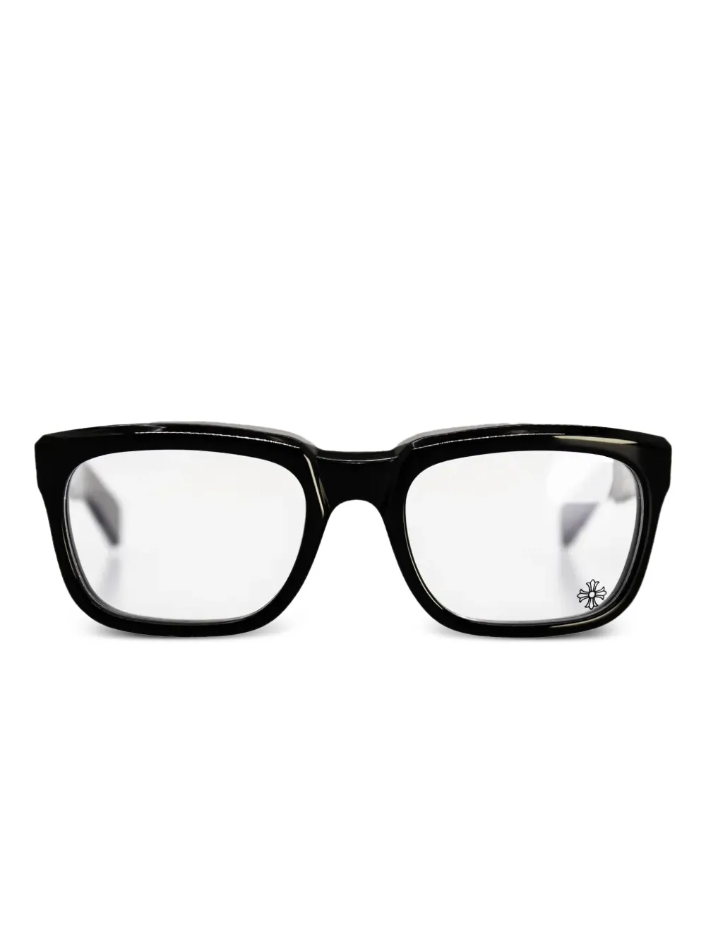 Chrome Hearts rectangle-frame glasses | Black | Image 1