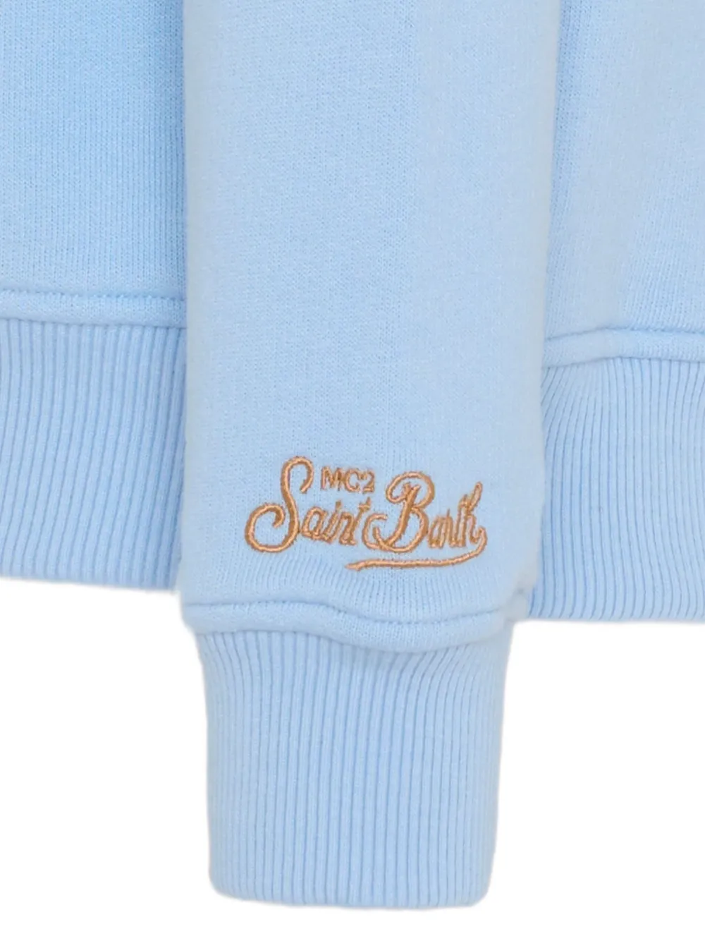 MC2 Saint Barth Kids x Trudi verfraaide sweater met ronde hals Blauw