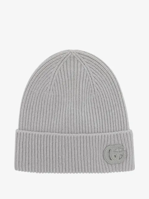 Gucci GG ribbed-knit cashmere beanie hat