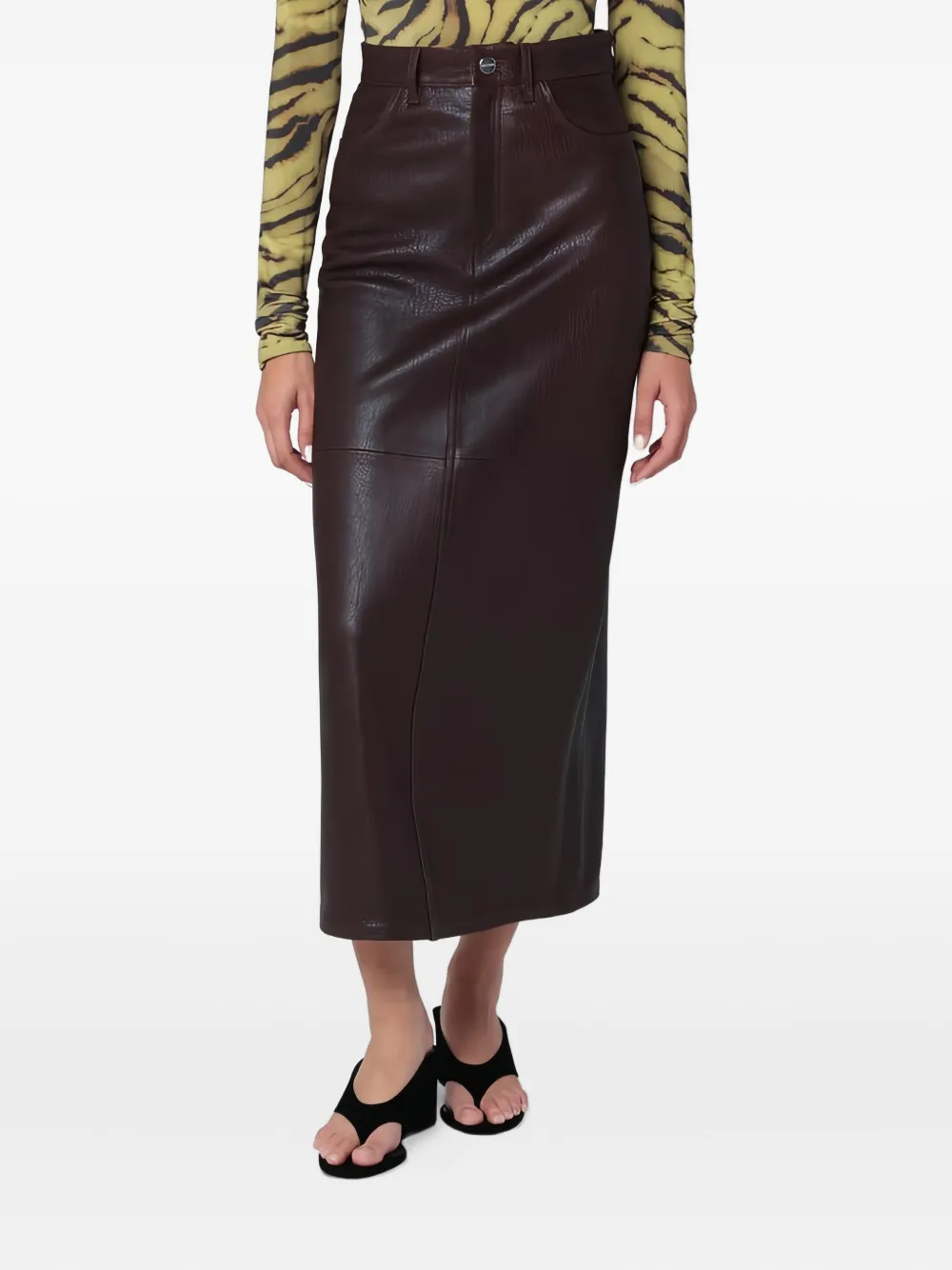 IVY OAK Gonna a matita - Marrone