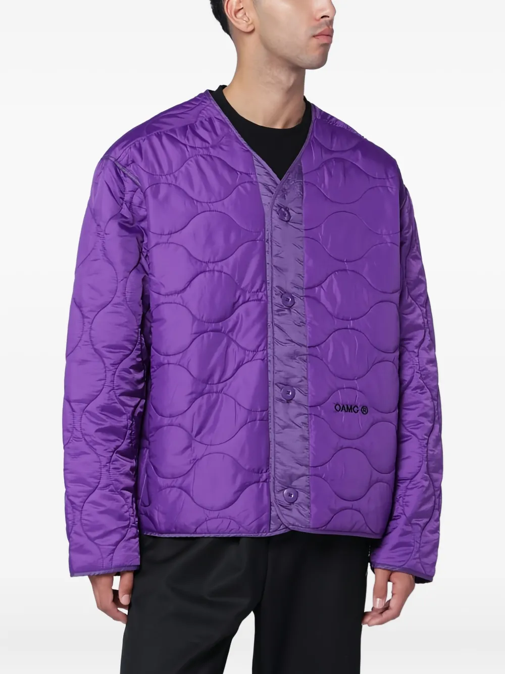 OAMC button-fastening jacket | Purple | Image 1