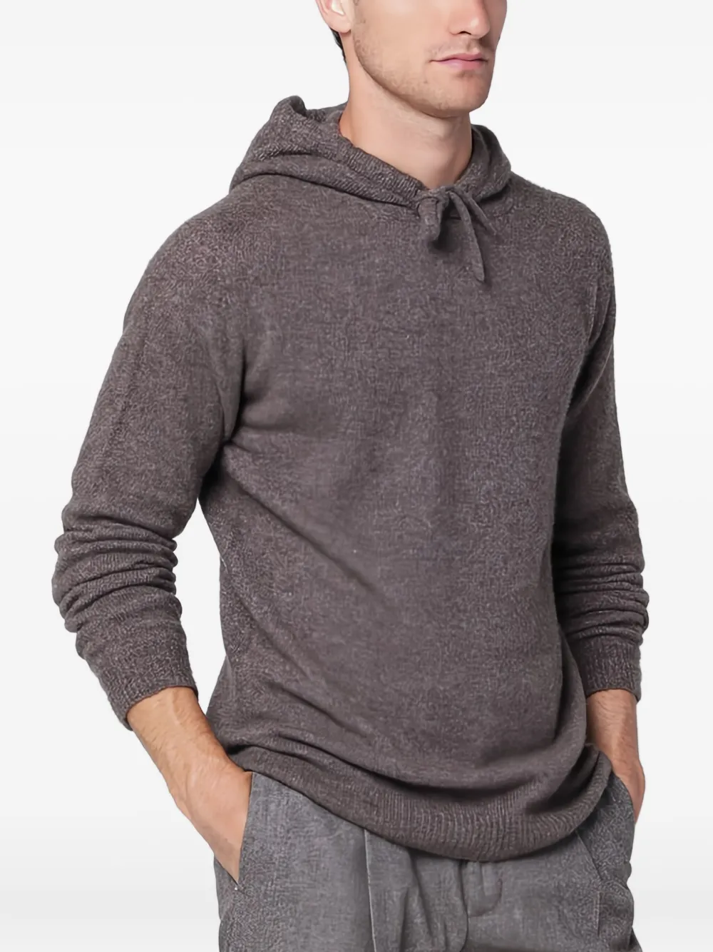 Roberto Collina hoodie tejida | neutro | Image 1
