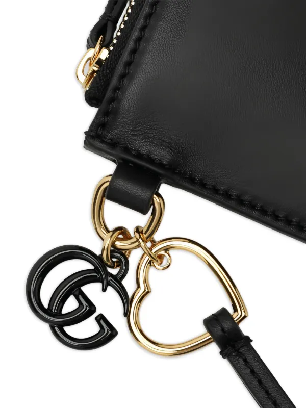 Gucci Sweetbread Zip Card Holder | Black | FARFETCH