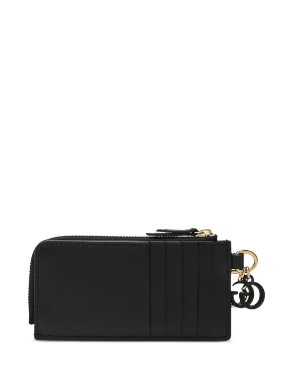 Gucci Sweetbread Zip Card Holder | Black | FARFETCH