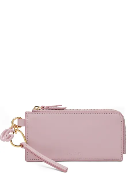 Gucci zip charm card holder