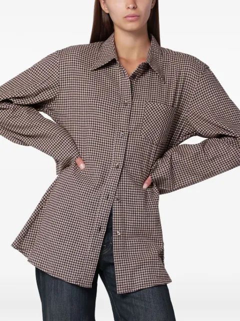 OUR LEGACY camisa con estampado geométrico
