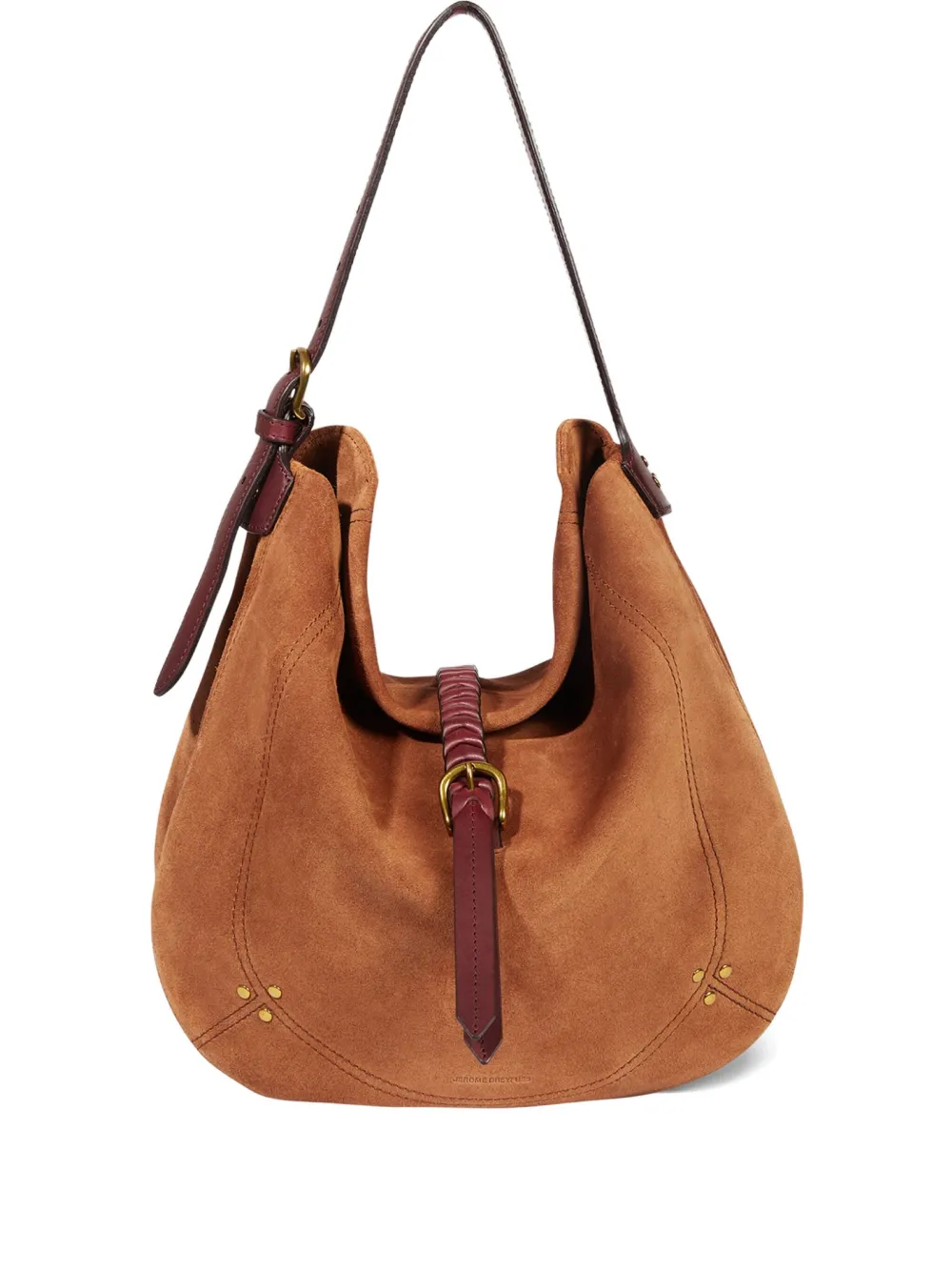 Jérôme Dreyfuss Luis studded detail cross body bag | Brown | Image 1