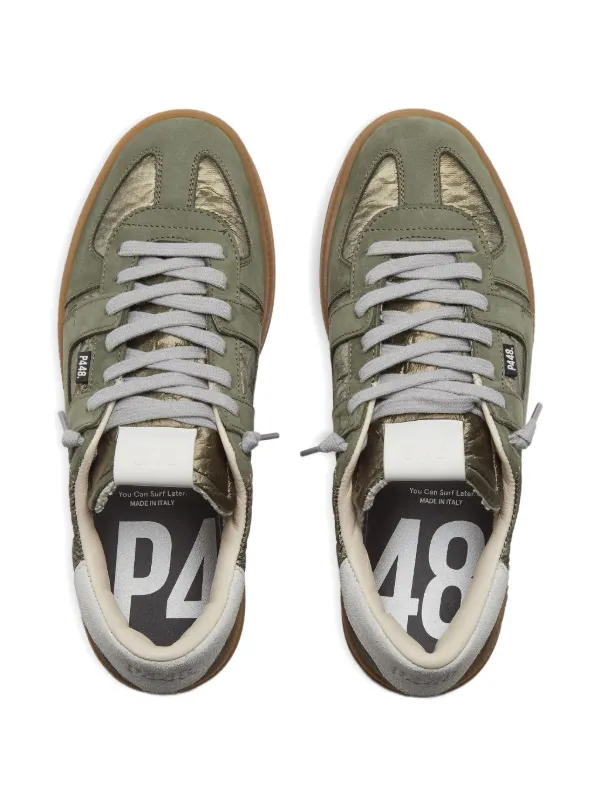 P448 Tênis Monza Com Recortes | Verde | FARFETCH BR