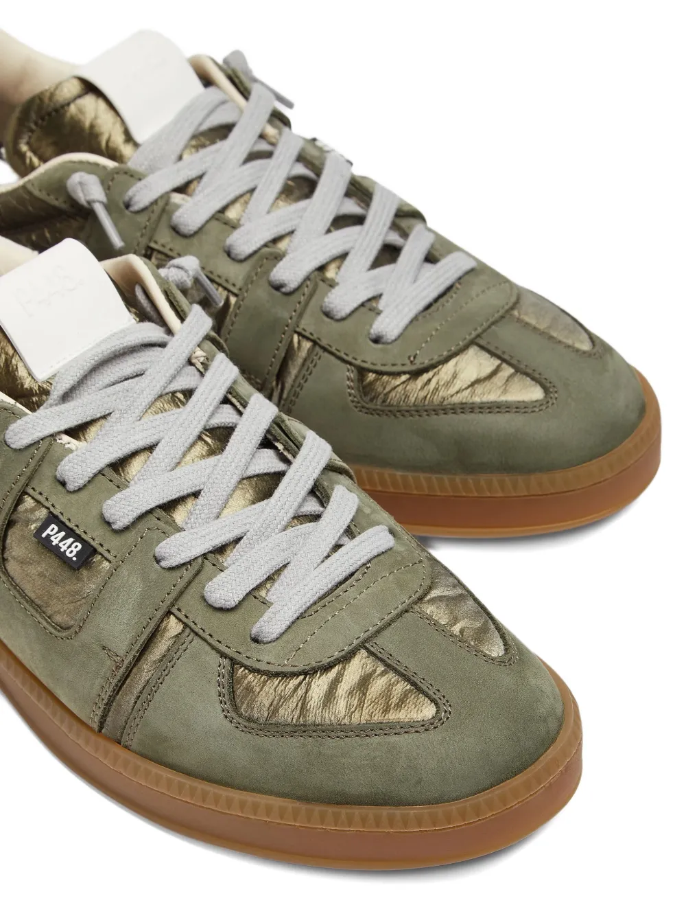 P448 Monza sneakers met vlakken Groen