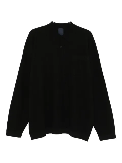 Juun.J polo-collar sweater