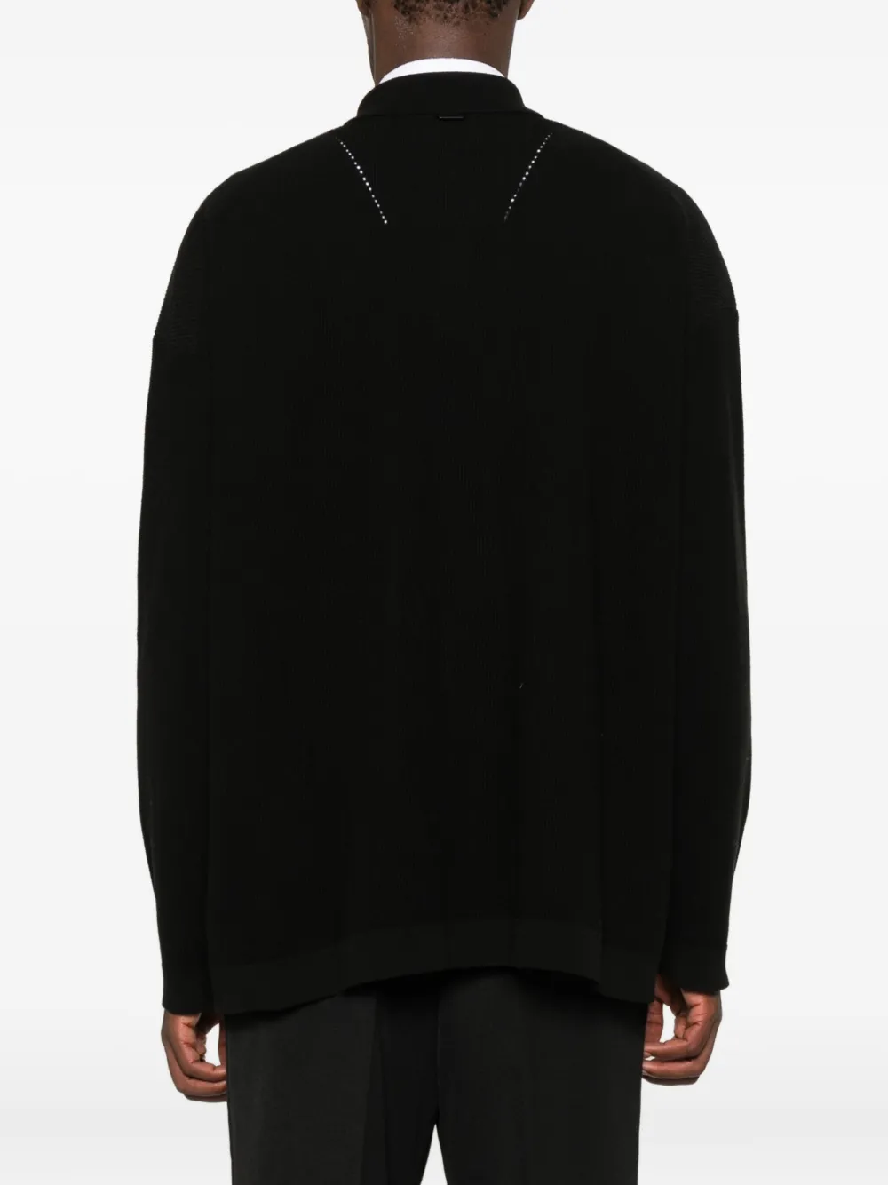 Juun.J Trui met polokraag Zwart