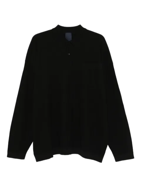 Juun.J polo-collar sweater