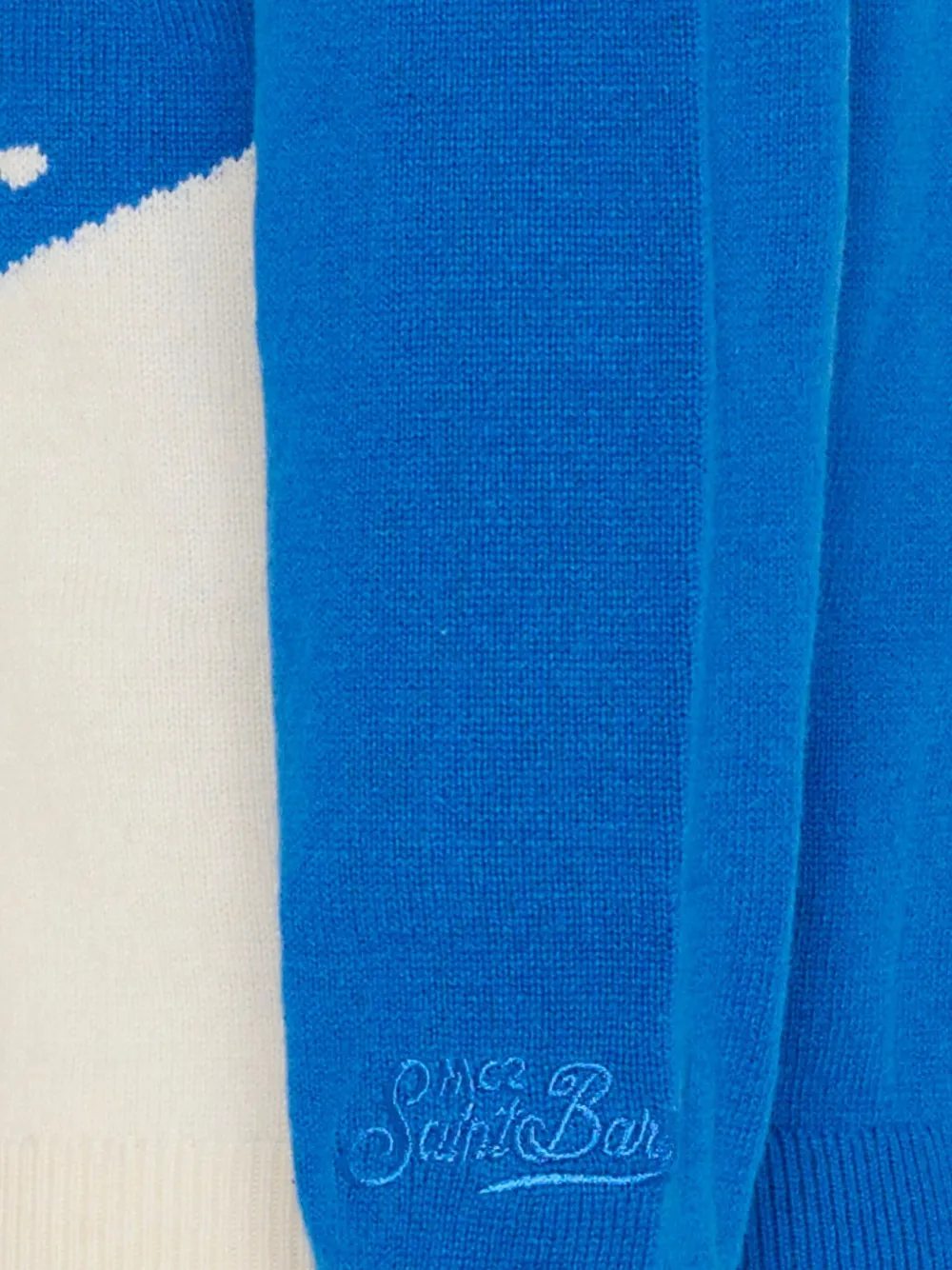 Mc2 Saint Barth Xdisney Cartoon Embellished Jumper In Blue