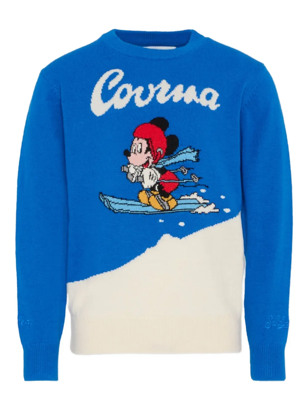 MC2 Saint Barth Kids xDisney cartoon embellished jumper | Blue | Image 1