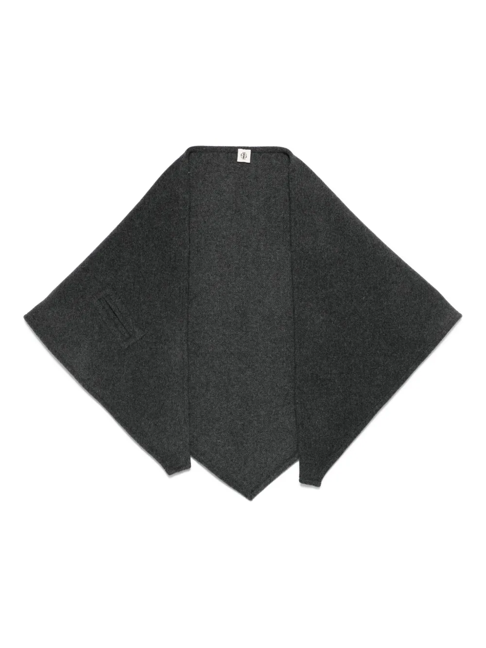 The Garment triangle-shape scarf | Grey | Image 1