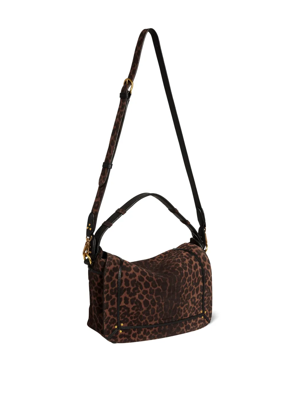 Jérôme Dreyfuss Pepito S Shoulder Bag With Adjustable Strap In Brown