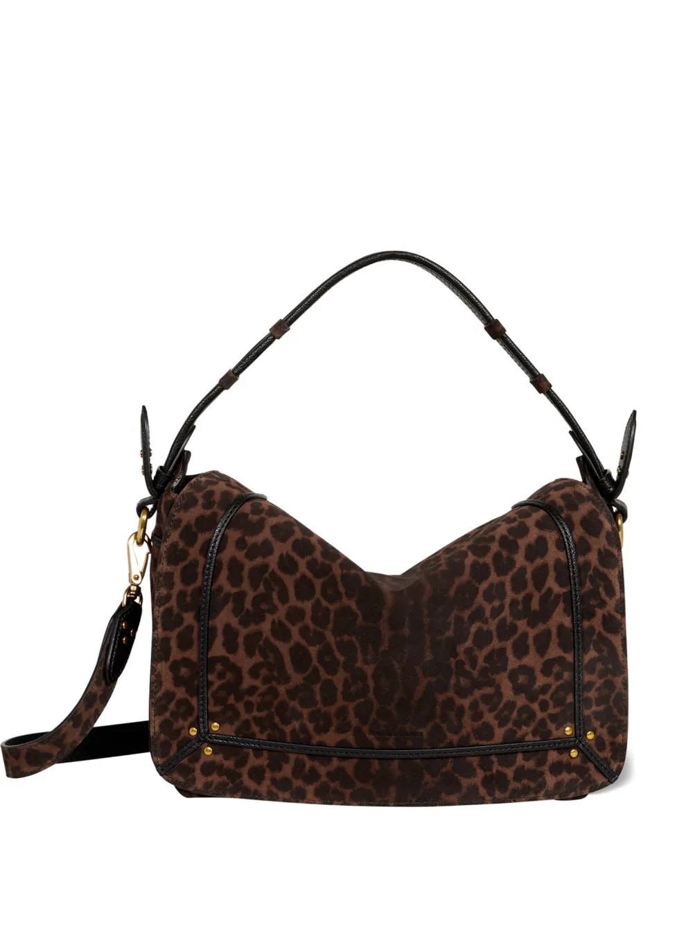 Jérôme Dreyfuss Pepito S Shoulder Bag With Adjustable Strap In Brown
