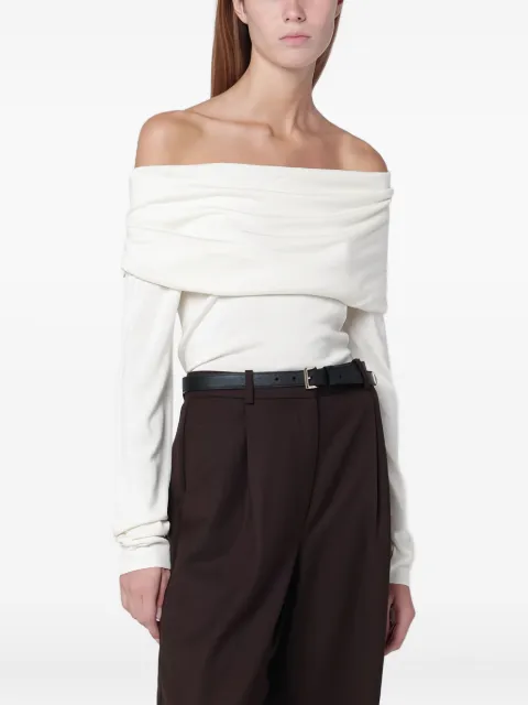 Almada Label draped maglia top