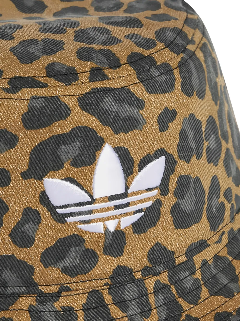 Adidas Originals Leopard Print Bucket Hat Brown In Animal Print