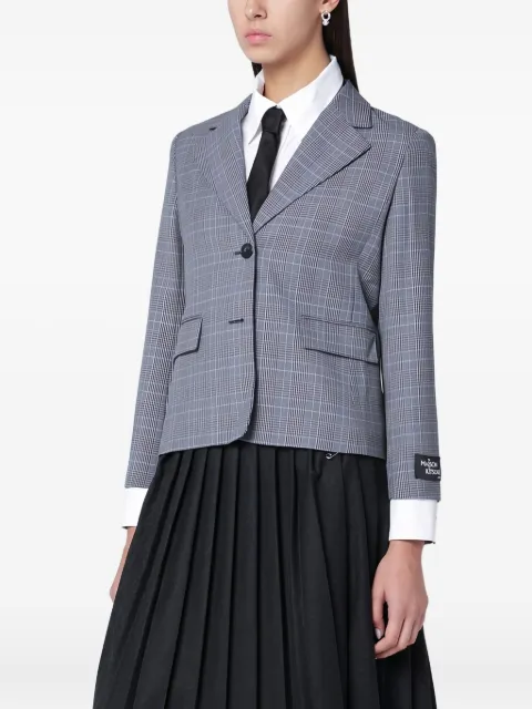 Maison Kitsuné blazer con botones y motivo de cuadros