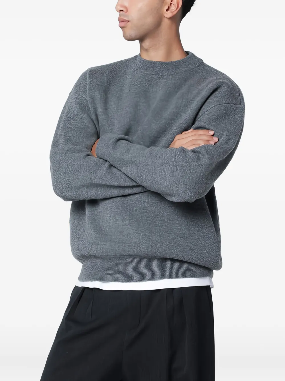 Soft Goat cashmere sweater | Grey | Image 1