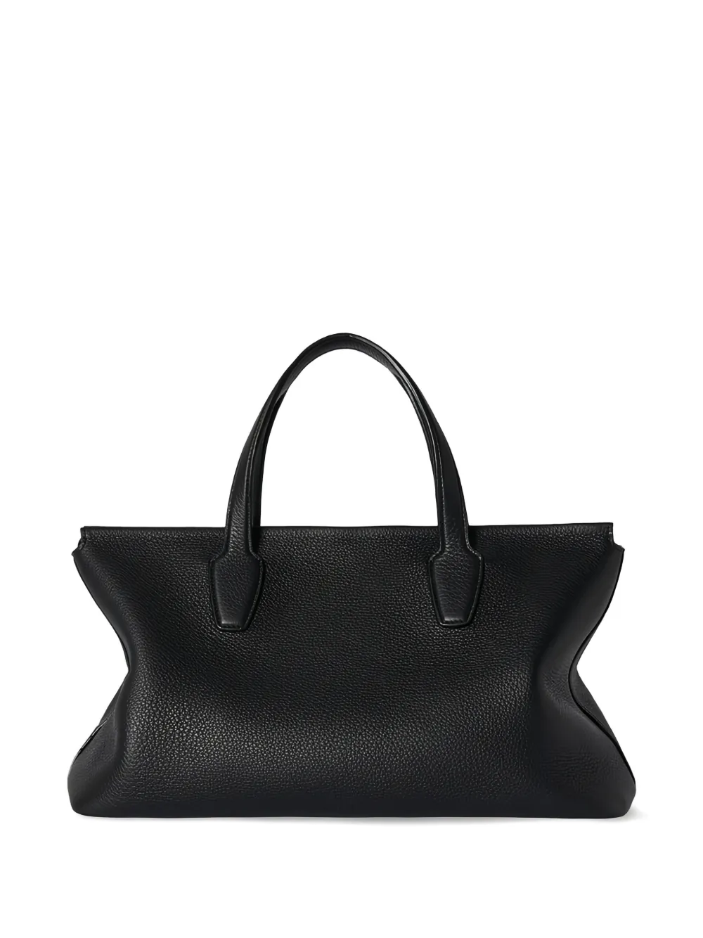 The Row Borsa tote in pelle - Nero