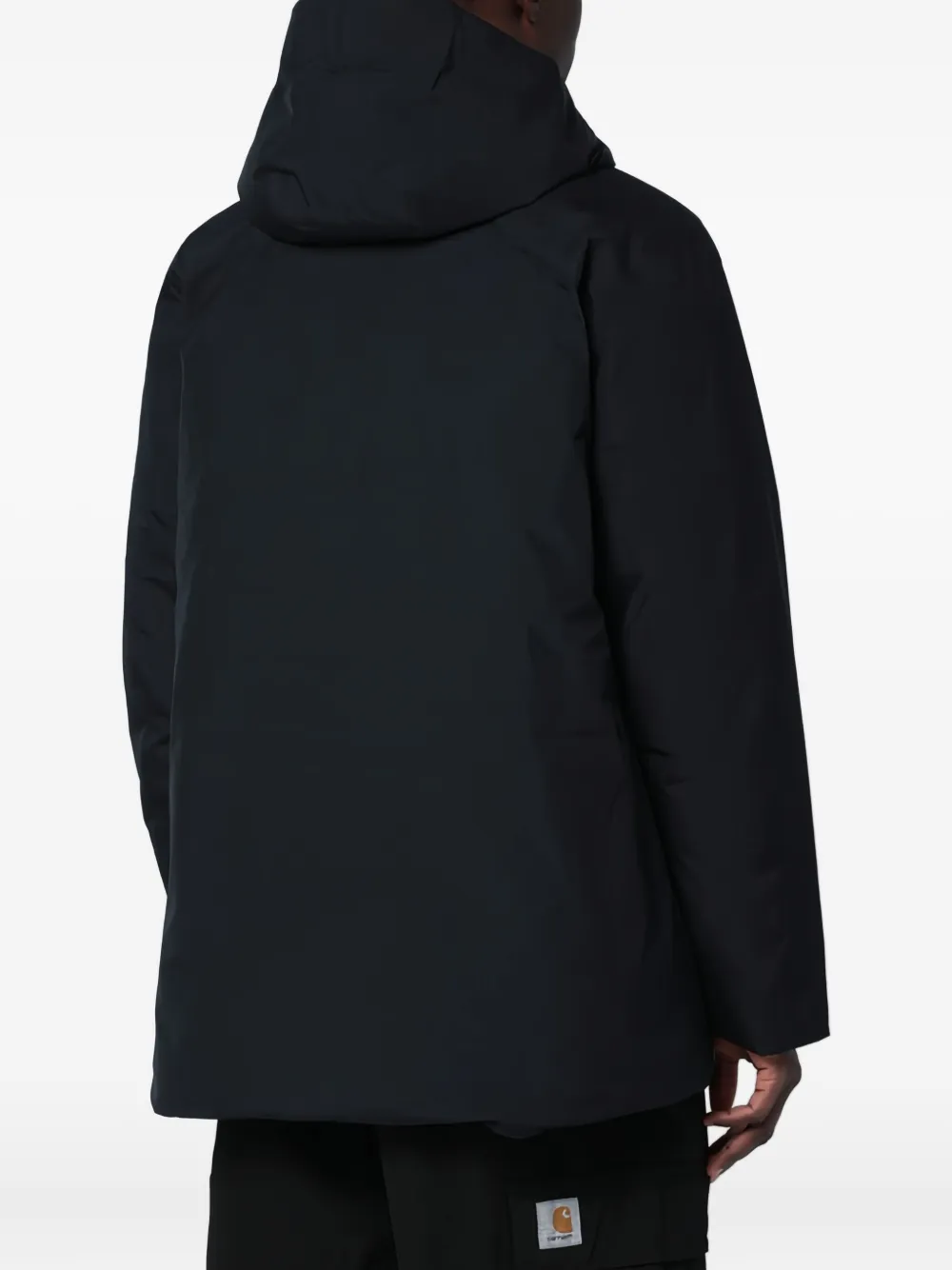 Goldwin Jack met capuchon en knoopsluiting Zwart