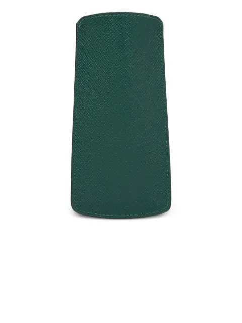 Smythson حافظة نظارة بجلد بانما