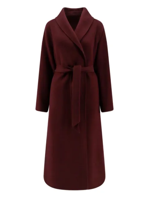 Hevo abrigo de lana con cinturón