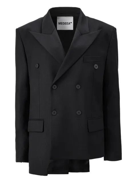 MEDEEA asymmetric double-breasted blazer