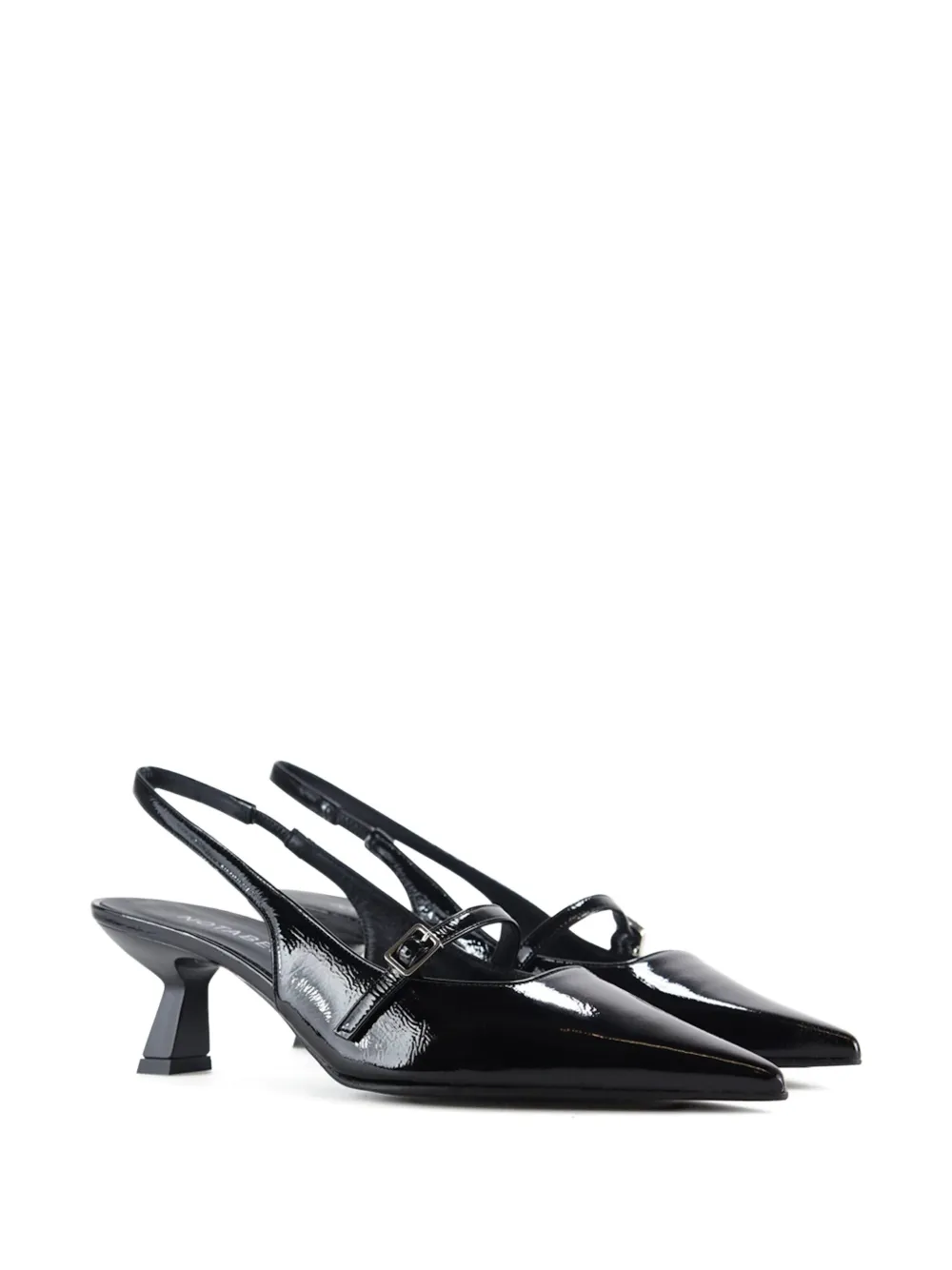 Notabene 50mm Eline Buckle-strap Pumps In Black
