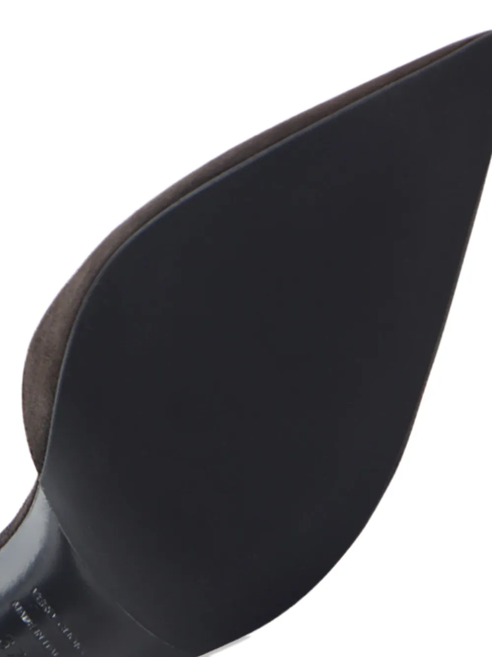 Notabene 70mm Emira Pointed-toe Suede Pumps In Black