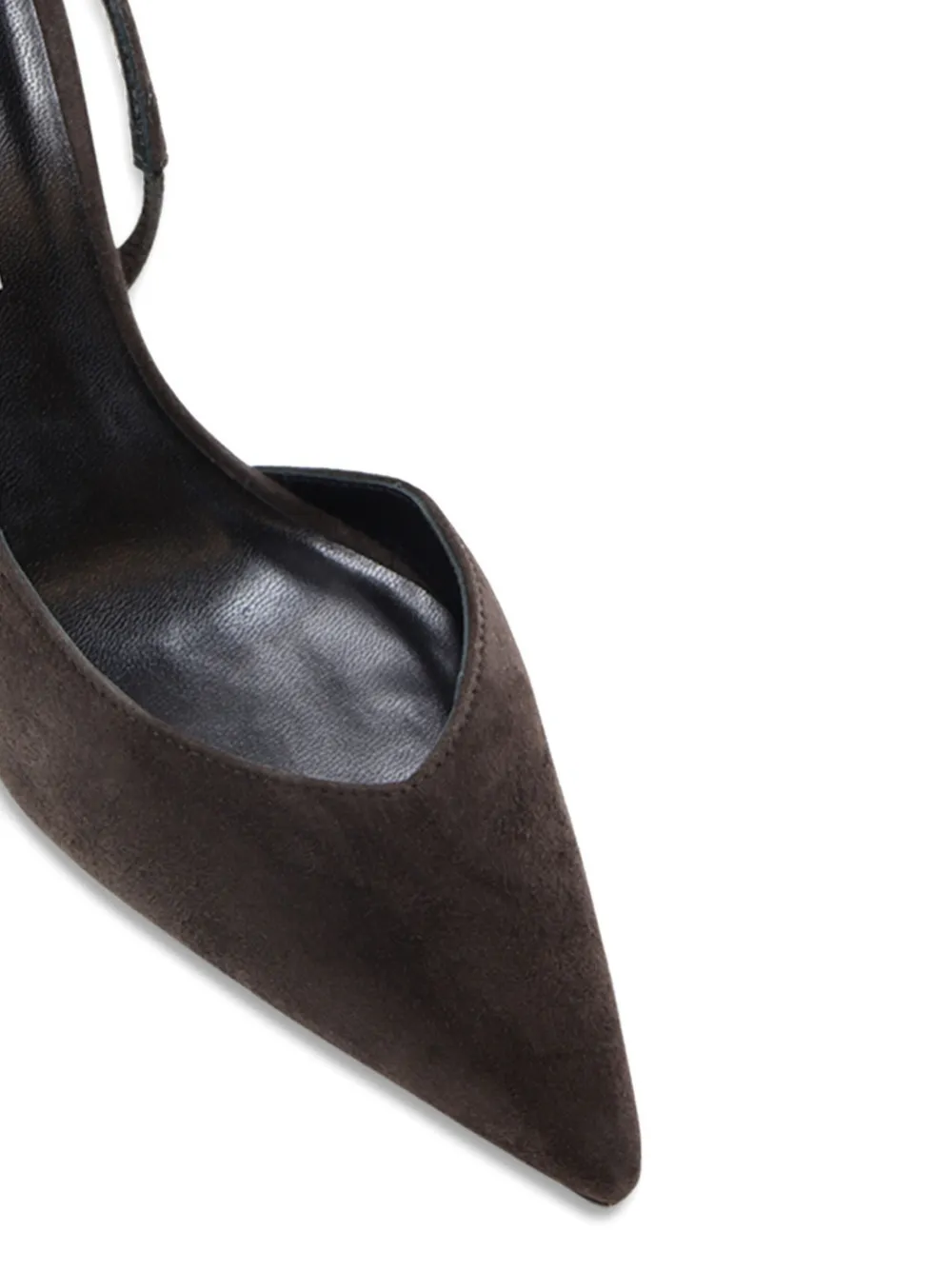 Notabene 70mm Emira Pointed-toe Suede Pumps In Black