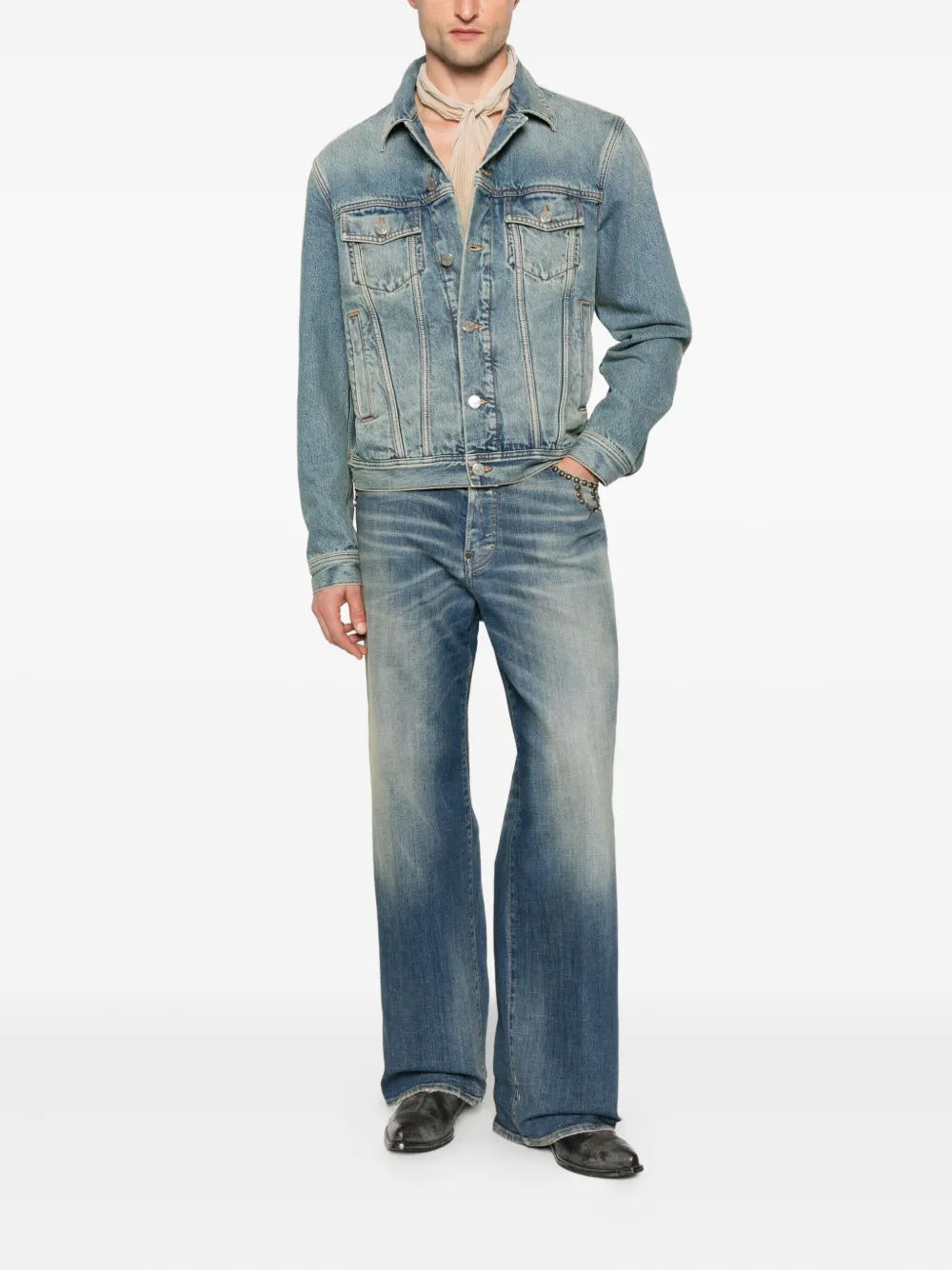 Jacob Cohën buttoned denim jacket | Denim Jackets | Image 2