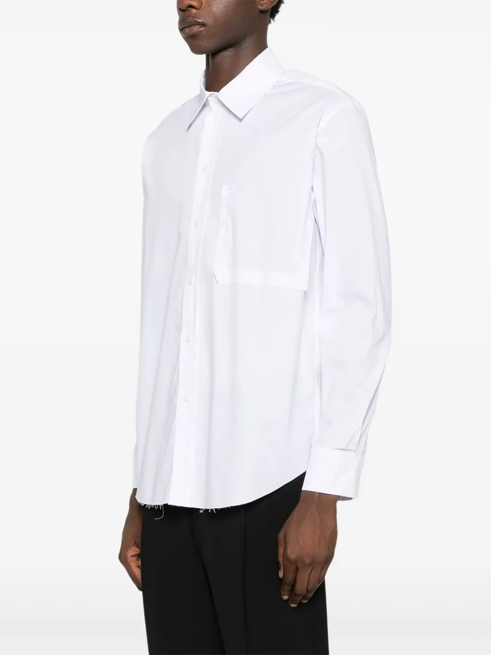 Medeea Deconstructed Pocket Shirt In Multi